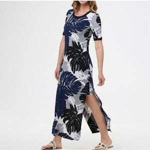 GILI Jetsetter resortwear Hawaiian comfort knit woman maxi short sleeve dress MP